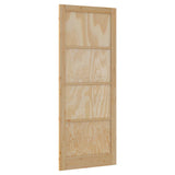 Interior Door Natural 83 x 232 cm Plywood 42047157