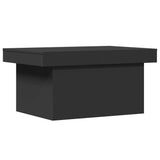 ZNTS Coffee Table Black 100x55x40 cm Engineered Wood 840871