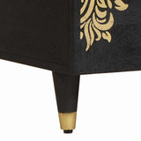Coffee Table with Drawer Black 80 x 54 x 40 cm Solid Mango Wood 4018821