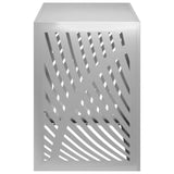 Air Conditioner Cover Silver 100 x 50 x 70 cm Galvanised Steel 8014106