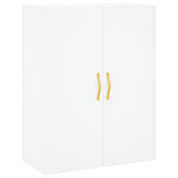 Highboard White 69.5x34x180 cm Engineered Wood 3195883