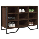 Shoe Cabinet Brown Oak 90x38x61.5 cm Engineered Wood 848648
