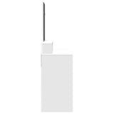 Dressing Table with Mirror White 80x41x144.5 cm 848171