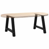 Coffee Table Legs A-Shaped 2 pcs Black 70x cm Steel 4012840