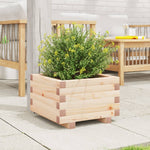 ZNTS Garden Planter 40x40x26.5 cm Solid Wood Pine 847288