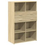 Highboard Sonoma Oak 80x42.5x124 cm Engineered Wood 3281387