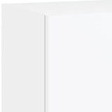 4 Piece TV Wall Units with LED White Engineered Wood 3216640