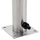 Garden Water Column Stainless Steel Round 95 cm 45456