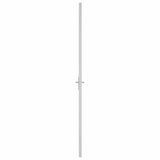 Interior Door 102.5x201.5 cm White ESG Glass and Aluminium 350571