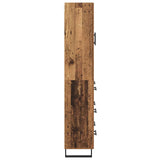 Highboard with Drawer 2 pcs Old Wood 69.5 x 34 x 180 cm 3415787