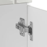 Kitchen Base Cabinet Lucca High Gloss White Engineered Wood 853739