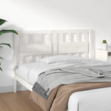Bed Headboard White 145.5x4x100 cm Solid Wood Pine 818571