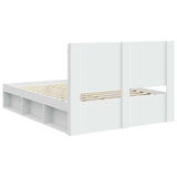 Bed Frame with Storage and Headboard White 150 x 200 cm 3413837