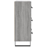 Sideboard Grey Sonoma 69.5x34x90 cm Engineered Wood 827882