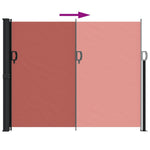 ZNTS Retractable Side Awning Terracotta 160x300 cm 4004318