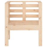 Garden Chairs 2 pcs 61.5x53x71 cm Solid Wood Pine 825128