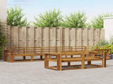 Outdoor Sofa Set 8 pcs Natural Solid Acacia Wood 3367757