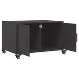 Coffee Table Black 68x50x43.5 cm Steel 846686