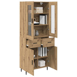 Highboard with Drawer 2 pcs Artisan Oak Engineered Wood 3416024