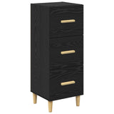 Sideboard Black oak 34.5 x 34 x 90 cm Engineered wood 880936