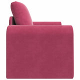 Sofa Bed Wine Red 98 x 71 x 83 cm Velvet 4106669