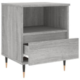 Bedside Cabinets 2 pcs Grey Sonoma 40x35x50 cm Engineered Wood 830617