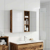 Bathroom Cabinet Set 3 pcs 100 x 10.5 x 60.5 cm Engineered wood 3403702