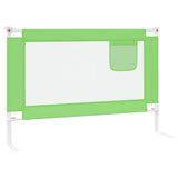 Toddler Safety Bed Rail Green 100x25 cm Fabric 10190