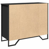 Sideboard Black 91x35.5x74.5 cm Engineered Wood 848549