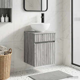 Wall-mounted Sink Vanity Grey Sonoma 39 x 35 x 63 cm 890548