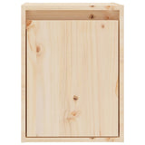 ZNTS Wall Cabinets 2 pcs 30x30x40 cm Solid Wood Pine 813476