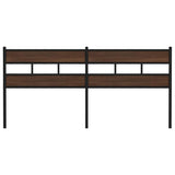 Replace Headboard Brown Oak 180 cm Steel and Engineered Wood 4017187