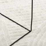 Rug IZA Short Pile Scandinavian Look Cream 160 cm 375448