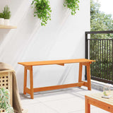 Outdoor Bench Brown 119 x 37 x 47 cm Solid Pine Wood 4012192