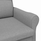 Armchair Light grey 76 x 94 x 102 cm Fabric 42009840