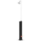 Solar Shower with Shower Head 20 L PVC, ABS, Zinc Alloy Black 42039808