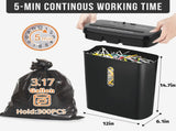 10-Sheet Strip Cut Paper, P-2 Security Level with 3.17-Gallon Basket, CD & Credit Card 70278302