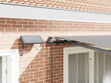 Retractable Awning Light grey 300 x 250 cm Fabric 3330092