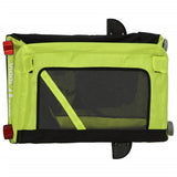 Pet Bike Trailer Green and Black Oxford Fabric and Iron 93941