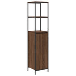 Bathroom Furniture Set with Shelf 5 pcs Brown 76.5 x 35 x 95 cm 3328373
