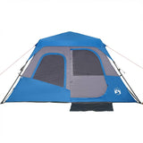 ZNTS Family Tent 6-Person Green Quick Release Waterproof 94295