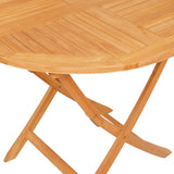 Garden Dining Set Teak Solid teak wood Medium Collapsible 3155018