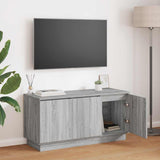 TV Cabinet Grey Sonoma 100 x 38 x 49 cm Engineered Wood 869671