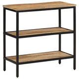 Console Table 70x35x70 cm Solid Rough Wood Mango 374072