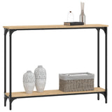 Console Table Sonoma Oak 100x22.5x75 cm Engineered Wood 834016