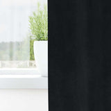 Blackout Curtains 2 pcs Black 140 x 260 cm Velvet 4107172