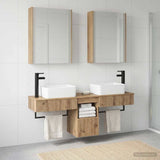 Bathroom Cabinet Set 5 pcs Artisan Oak Engineered Wood 3406334