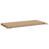 2-Piece Bench Cushions SOEST 2 pcs 100% Polyester Sand 949321
