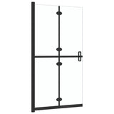 151182 Foldable Walk-in Shower Wall Transparent ESG Glass 90x190 cm