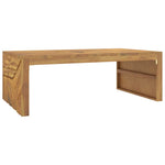 ZNTS Coffee Table 110x60x38 cm Solid Wood Teak 4009315